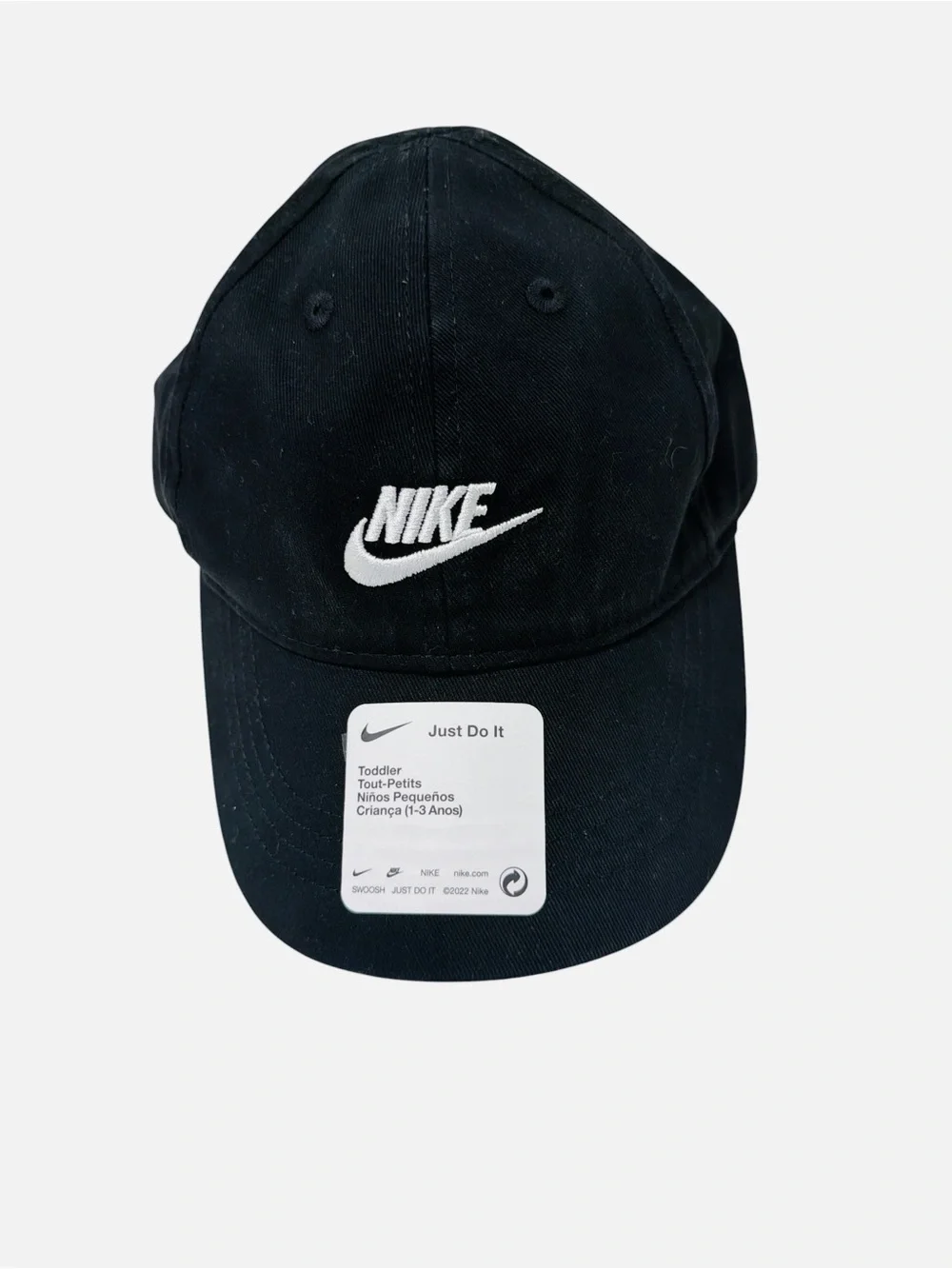 Nike Unisex-Child Club Unstructured Futura Wash Cap Black Toddler Size(1-3 Year)